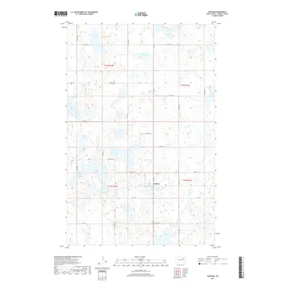 2017 Map of Southam, 2017 Print