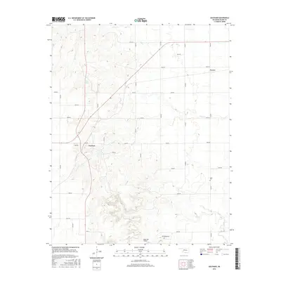 2016 Map of Southard, 2016 Print