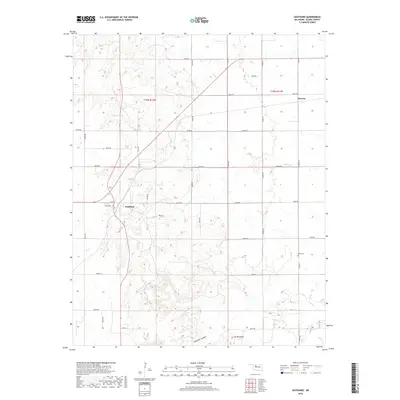 2018 Map of Southard, 2018 Print