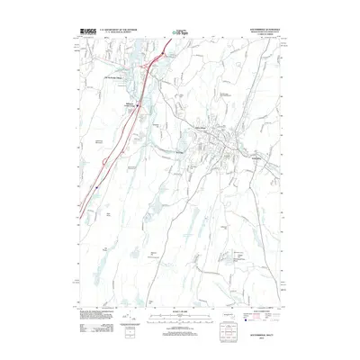 2012 Map of Southbridge, 2012 Print