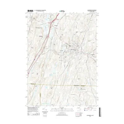 2015 Map of Southbridge, 2015 Print