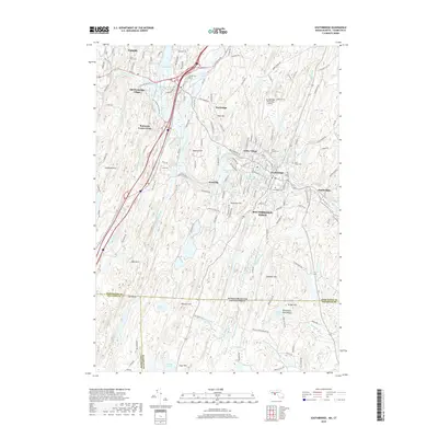2018 Map of Southbridge, 2018 Print