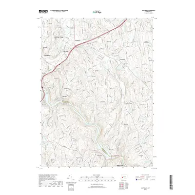 2018 Map of Southbury, 2018 Print