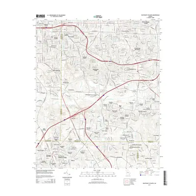 2014 Map of Southeast Atlanta, 2014 Print