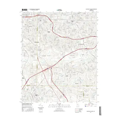 2017 Map of Southeast Atlanta, 2017 Print