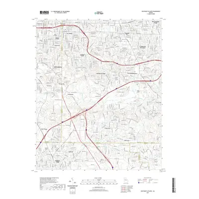 2020 Map of Southeast Atlanta, 2020 Print