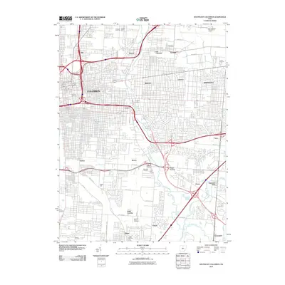 2010 Map of Southeast Columbus, 2010 Print