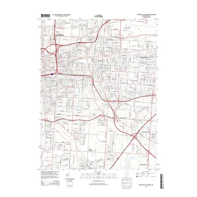 2013 Map of Southeast Columbus, 2013 Print