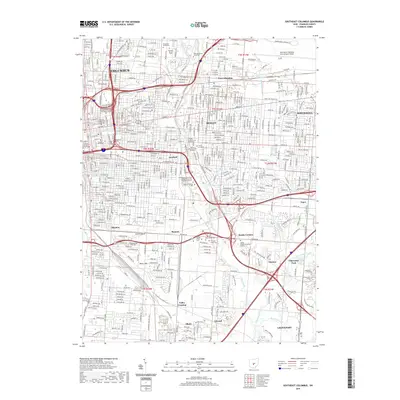 2019 Map of Southeast Columbus, 2019 Print