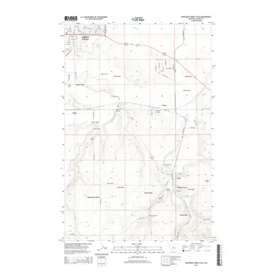 2014 Map of Southeast Great Falls, 2014 Print