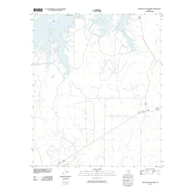 2010 Map of Southeast Lake Kemp, 2010 Print