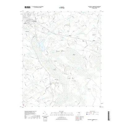 2019 Map of Southeast Lumberton, 2019 Print