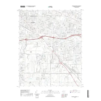 2019 Map of Southeast Memphis, 2019 Print