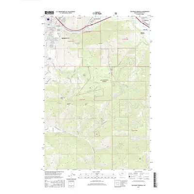 2017 Map of Southeast Missoula, 2017 Print