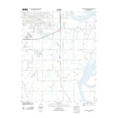 2012 Map of Southeast Muskogee, 2012 Print