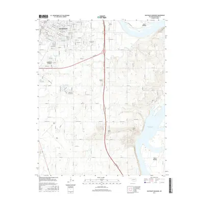 2016 Map of Southeast Muskogee, 2016 Print