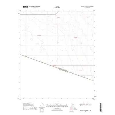 2018 Map of Southeast of Somerton, 2018 Print