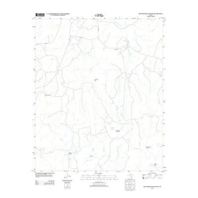 2012 Map of Southerland Canyon, 2012 Print