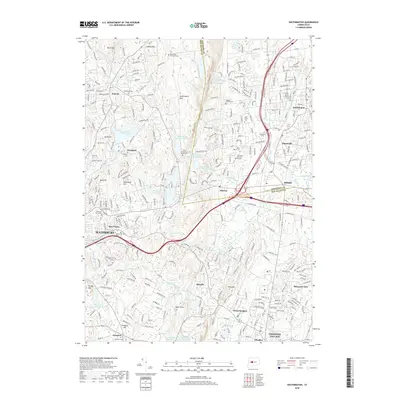 2018 Map of Southington, 2018 Print