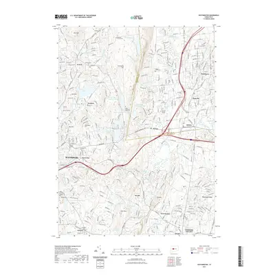 2021 Map of Southington, 2021 Print