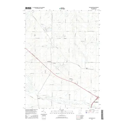 2016 Map of Southington, 2016 Print
