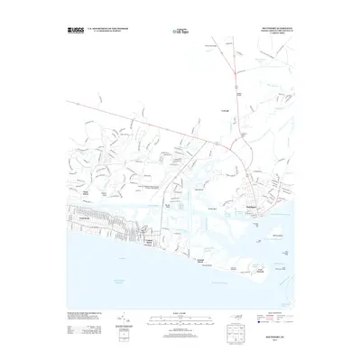 2013 Map of Southport, 2013 Print