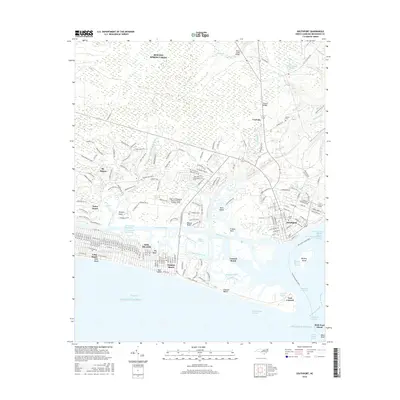 2016 Map of Southport, 2016 Print