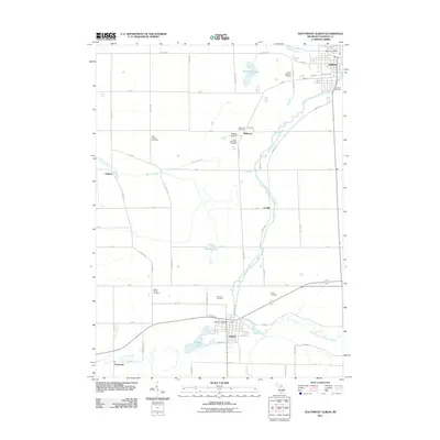 2011 Map of Southwest Albion, 2011 Print