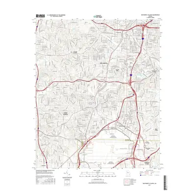 2017 Map of Southwest Atlanta, 2017 Print