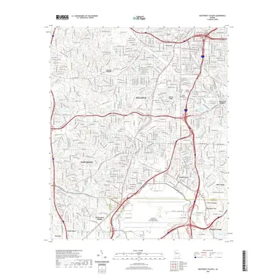 2020 Map of Southwest Atlanta, 2020 Print