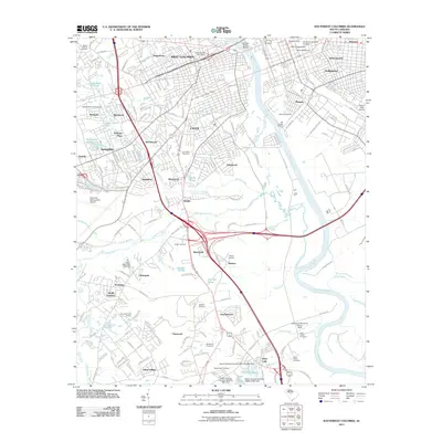2011 Map of Southwest Columbia, 2011 Print