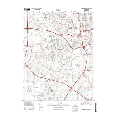 2013 Map of Southwest Columbus, 2013 Print