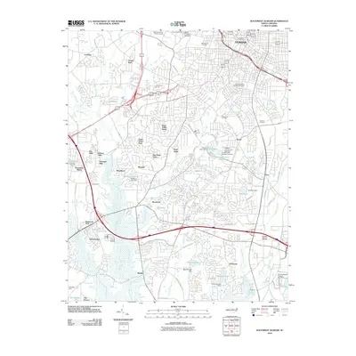 2010 Map of Southwest Durham, 2010 Print