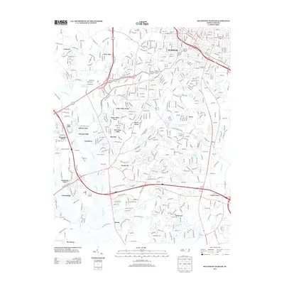 2013 Map of Southwest Durham, 2013 Print