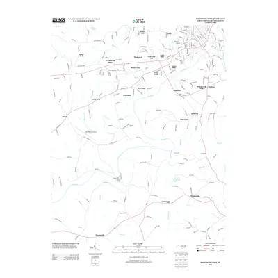 2013 Map of Southwest Eden, 2013 Print