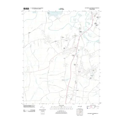 2010 Map of Southwest Goldsboro, 2010 Print