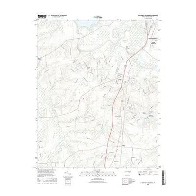 2016 Map of Southwest Goldsboro, 2016 Print