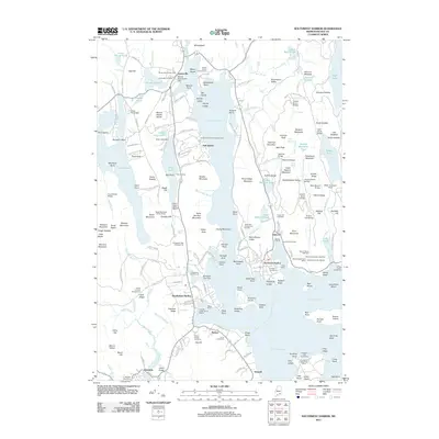2011 Map of Southwest Harbor, 2011 Print