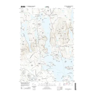 2014 Map of Southwest Harbor, 2014 Print