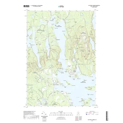 2021 Map of Southwest Harbor, 2021 Print