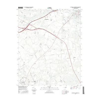 2016 Map of Southwest Lumberton, 2016 Print