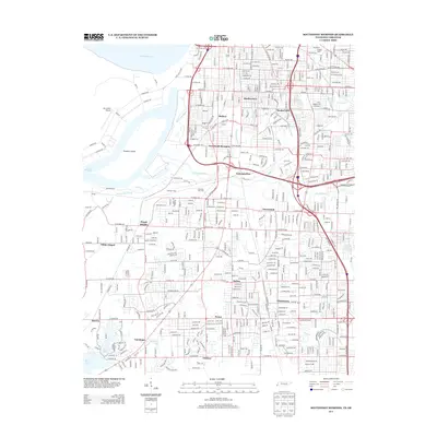 2013 Map of Southwest Memphis, 2013 Print