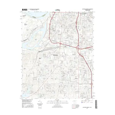 2016 Map of Southwest Memphis, 2016 Print