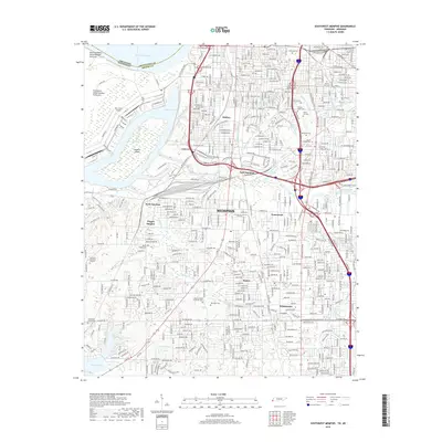2019 Map of Southwest Memphis, 2019 Print