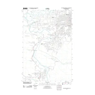 2011 Map of Southwest Missoula, 2011 Print