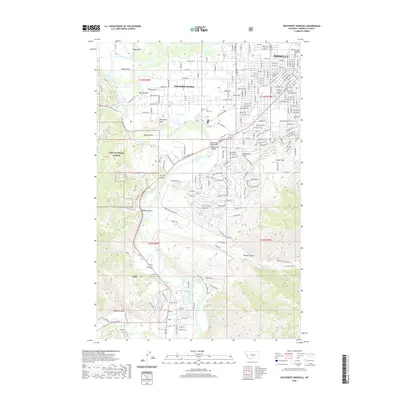 2020 Map of Southwest Missoula, 2020 Print