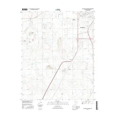 2016 Map of Southwest Muskogee, 2016 Print