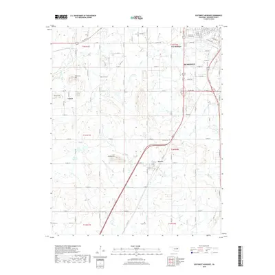 2018 Map of Southwest Muskogee, 2018 Print
