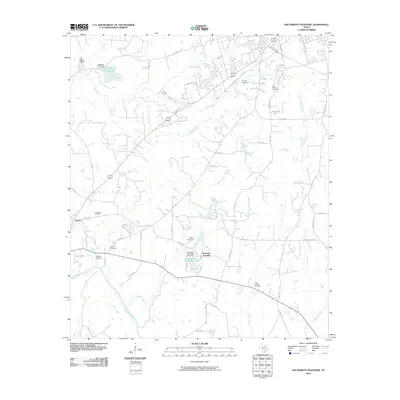 2010 Map of Southwest Palestine, 2010 Print