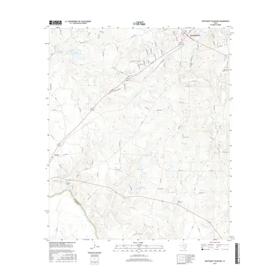 2016 Map of Southwest Palestine, 2016 Print